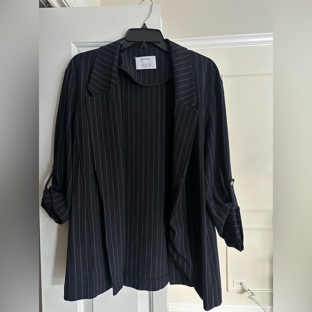Bershka pinstripe blazer